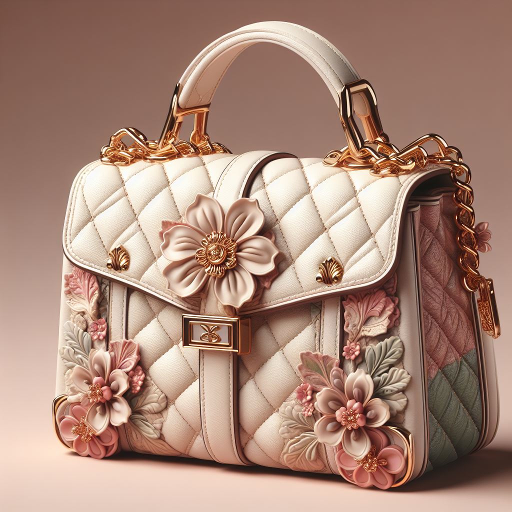 Instant Download: Beautiful Elegance in Fashion Women Handbag