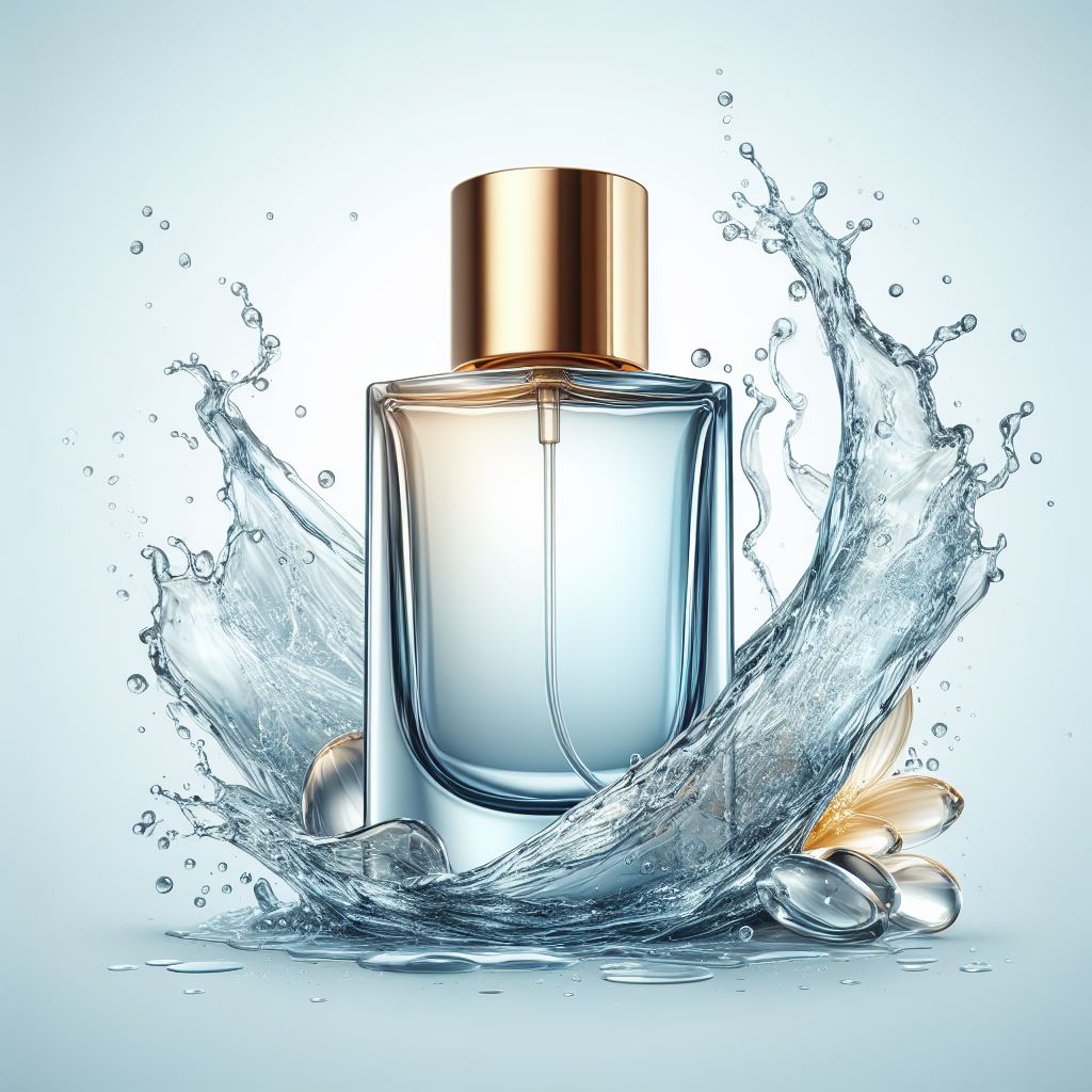 Artificial Ingenuity: MidJourney Prompt for Perfume Splash Creations