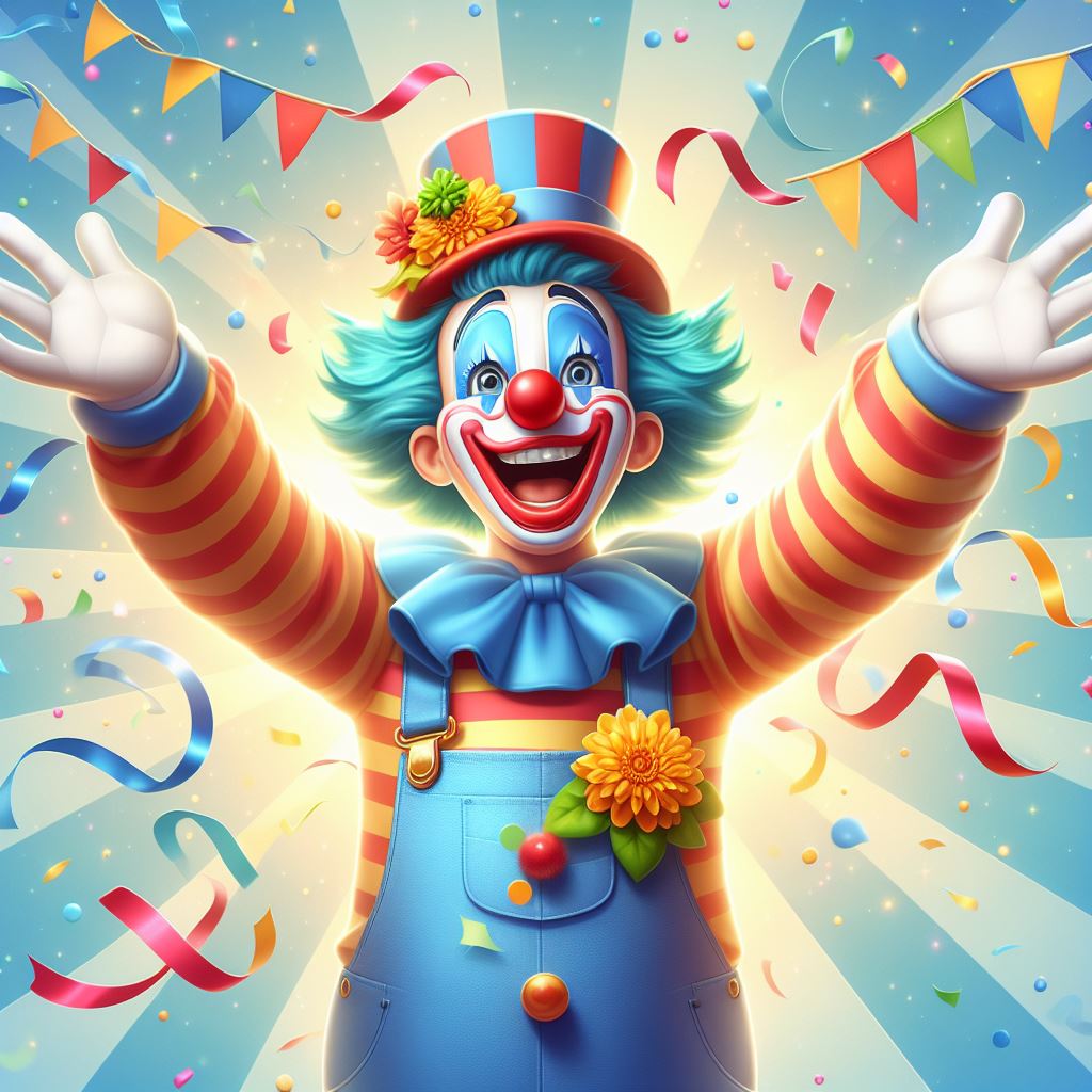 Cheerful Clown Image: Free Download for Instant Fun