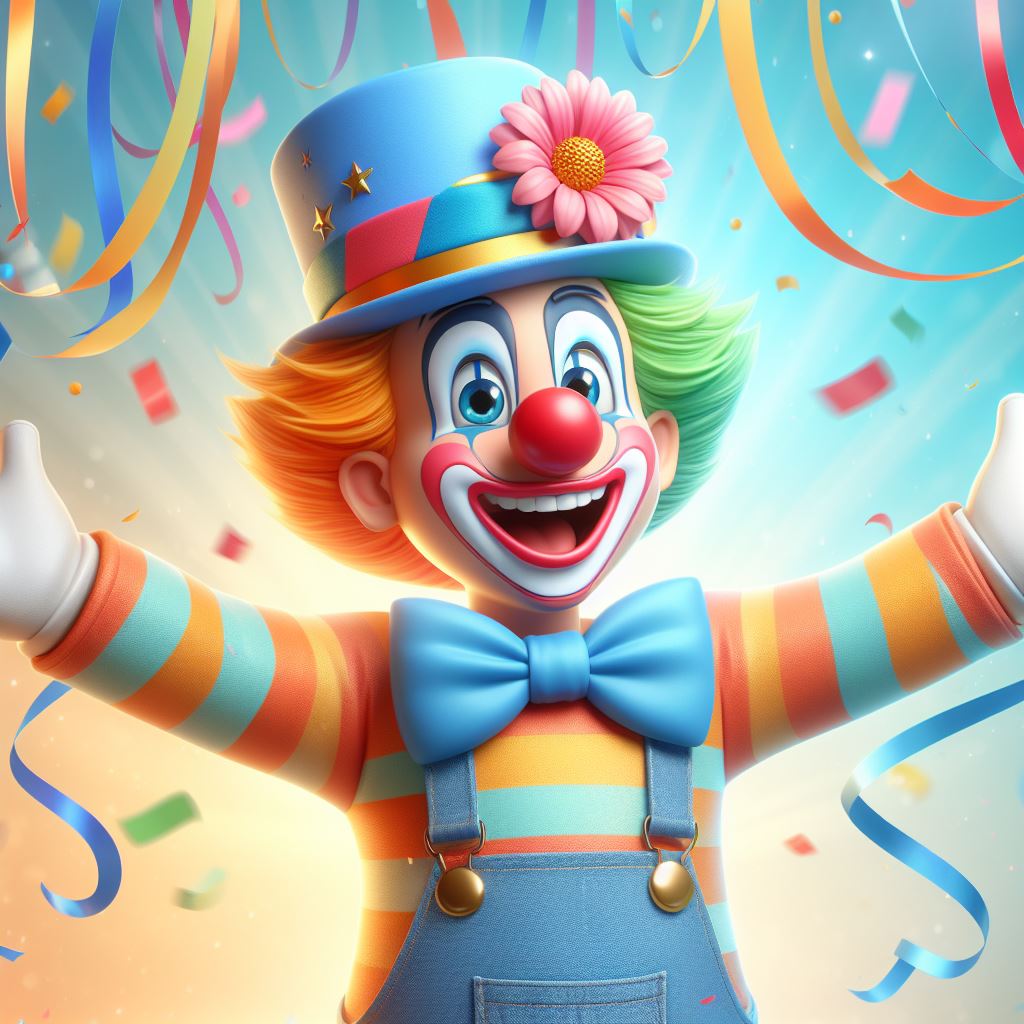 Free Download: Cheerful Clown Wallpaper for Instant Joy