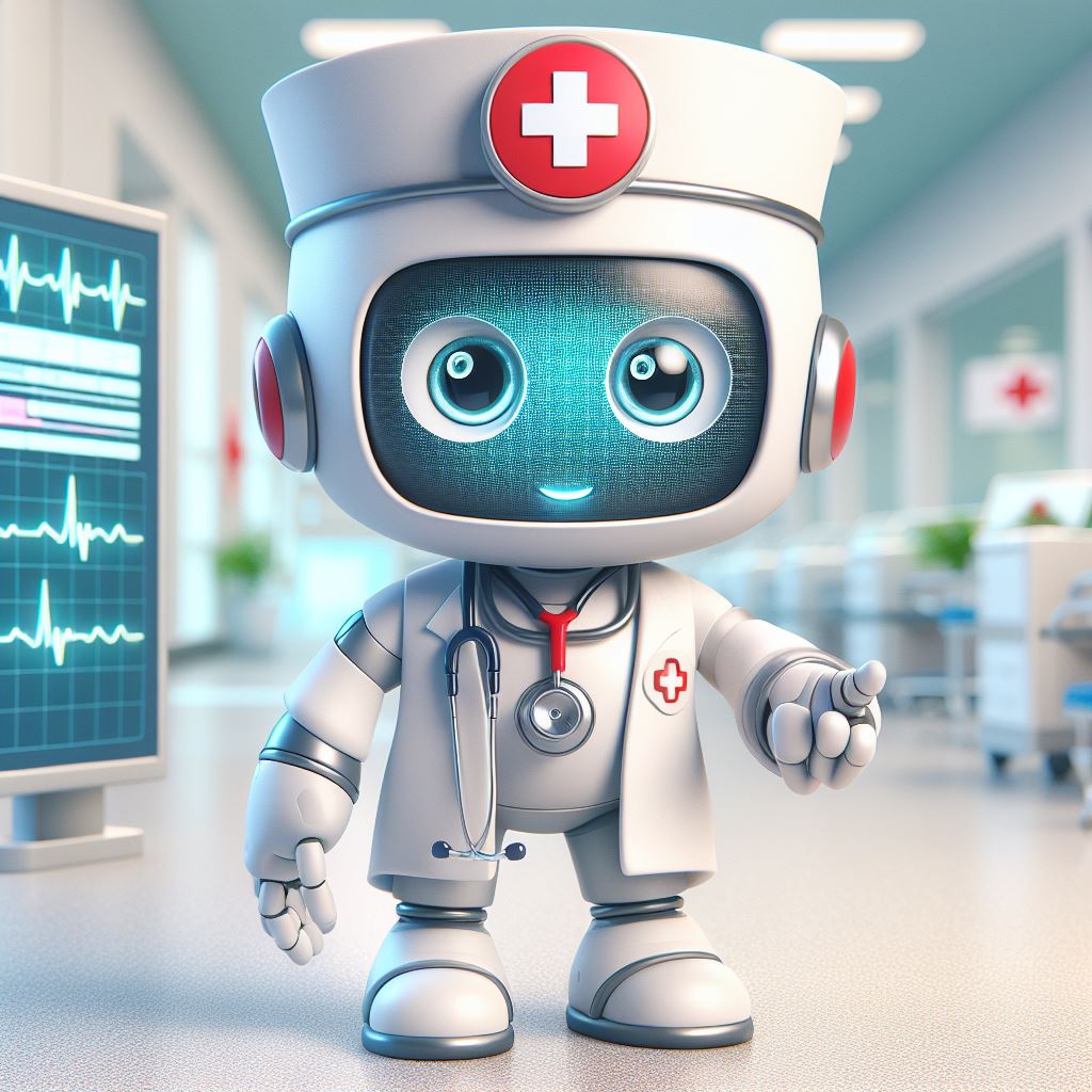 Download Here: 3D Caricature of Friendly Robot Doctor