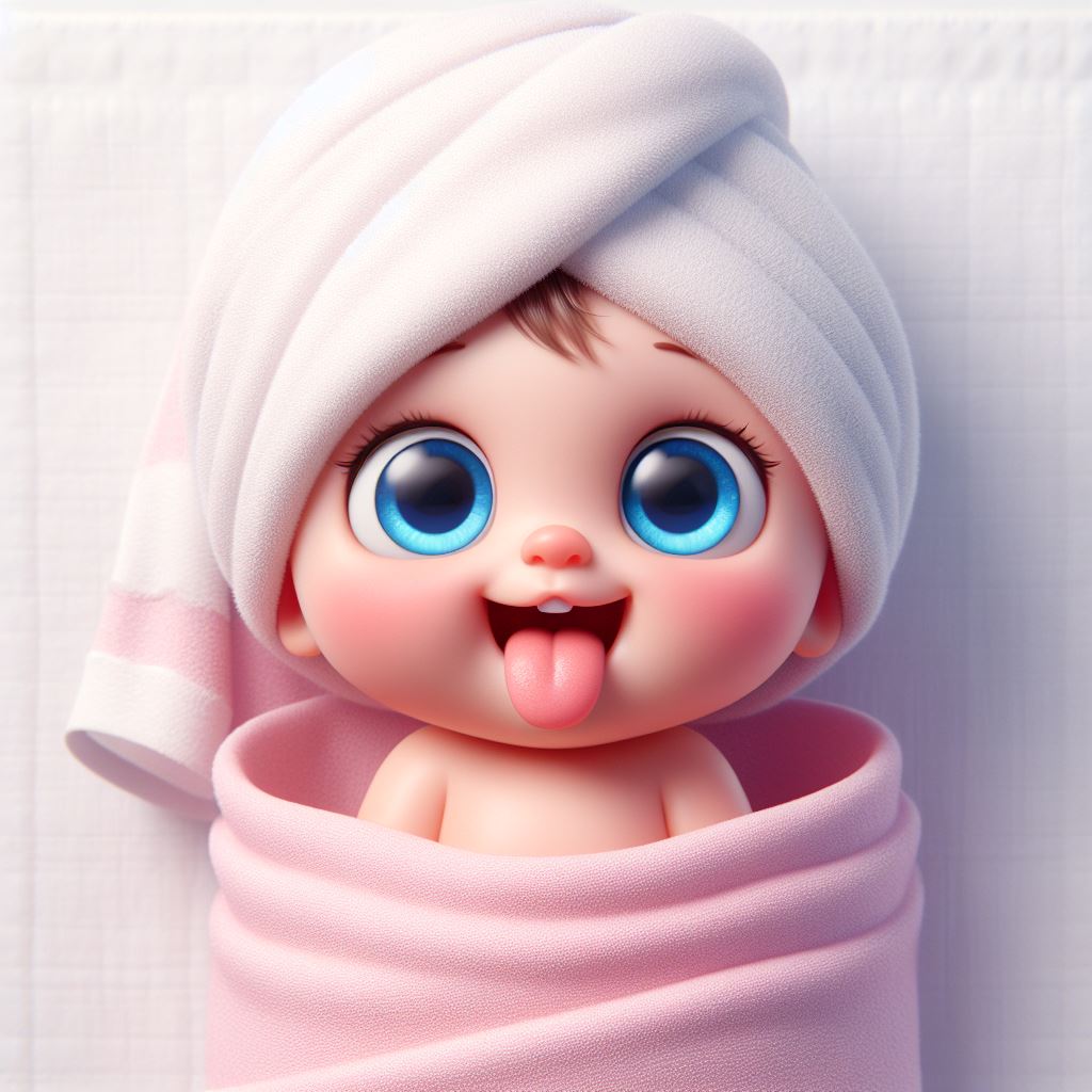 Free Download: 3D Baby Wallpaper for Nursery