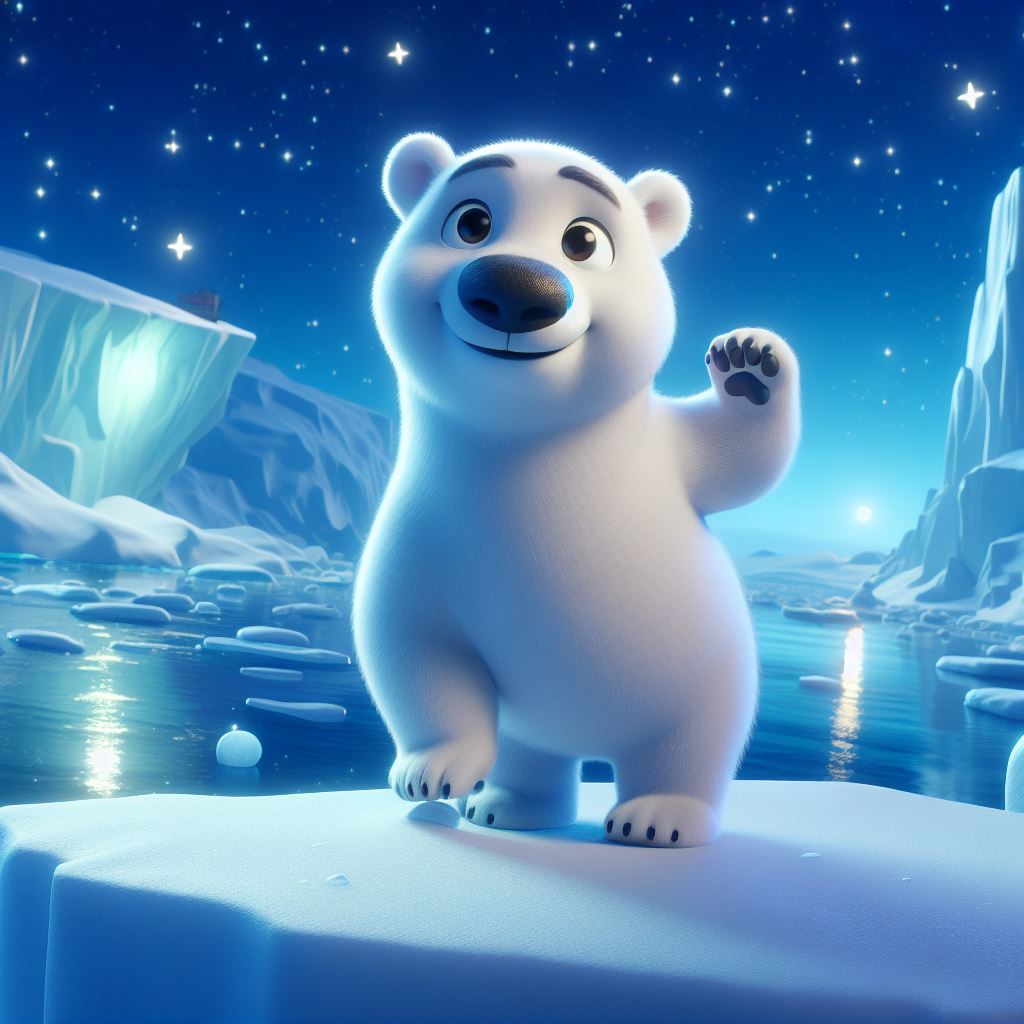 Download Now: Arctic Polar Bear 3D Cartoon Character