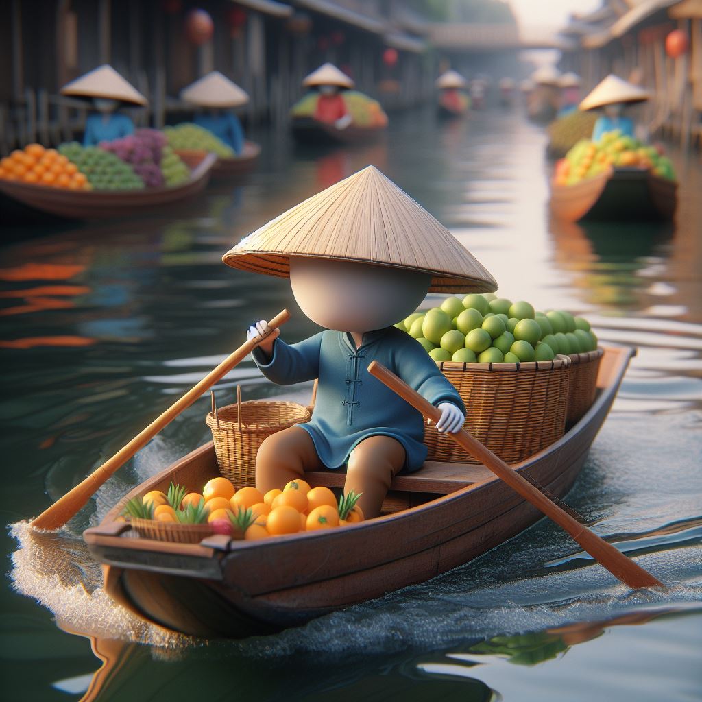 Instant Download: Traditional Asian Market Artwork