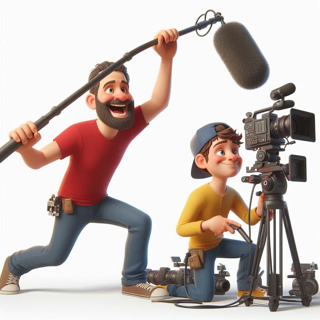 Create a 3D Caricature of Collaborative Film Crew with Free AI