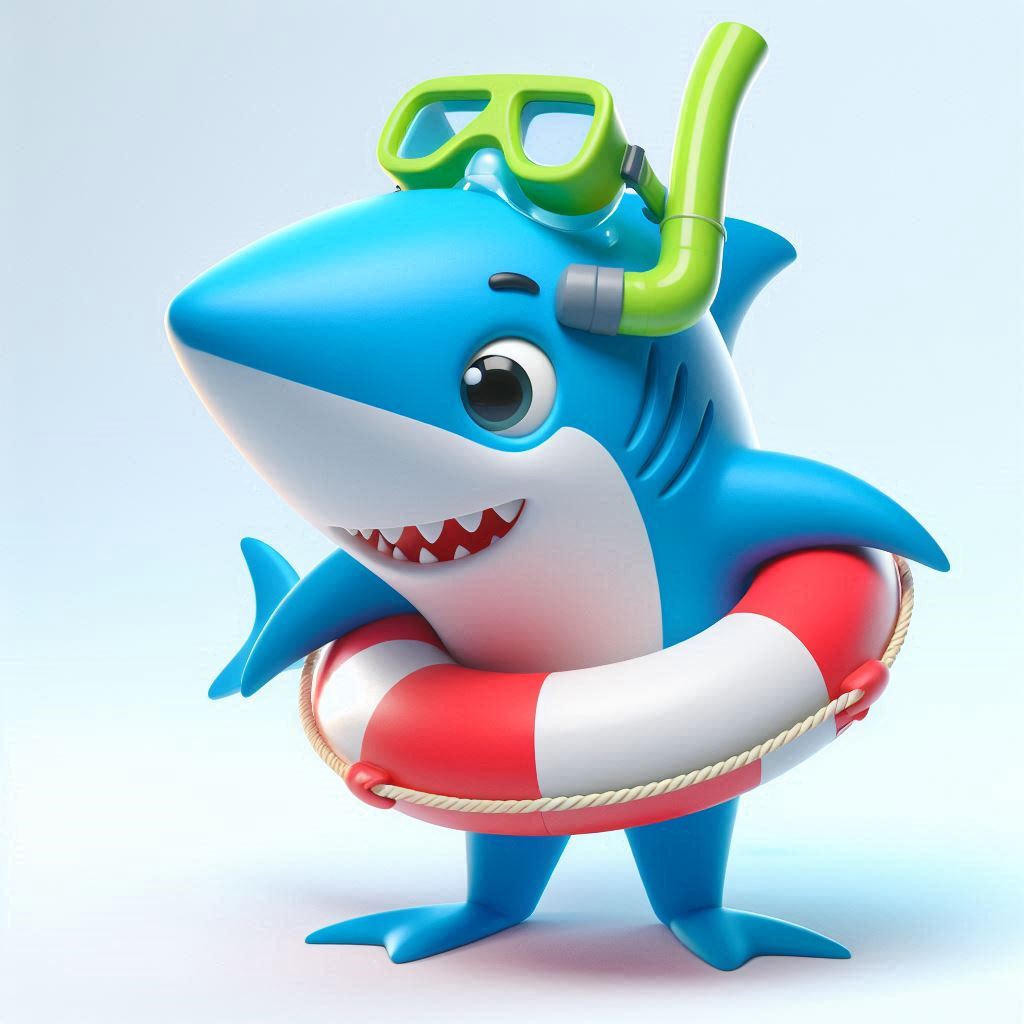 Free AI Prompt: Create a 3D Animated Shark with Snorkeling Gear